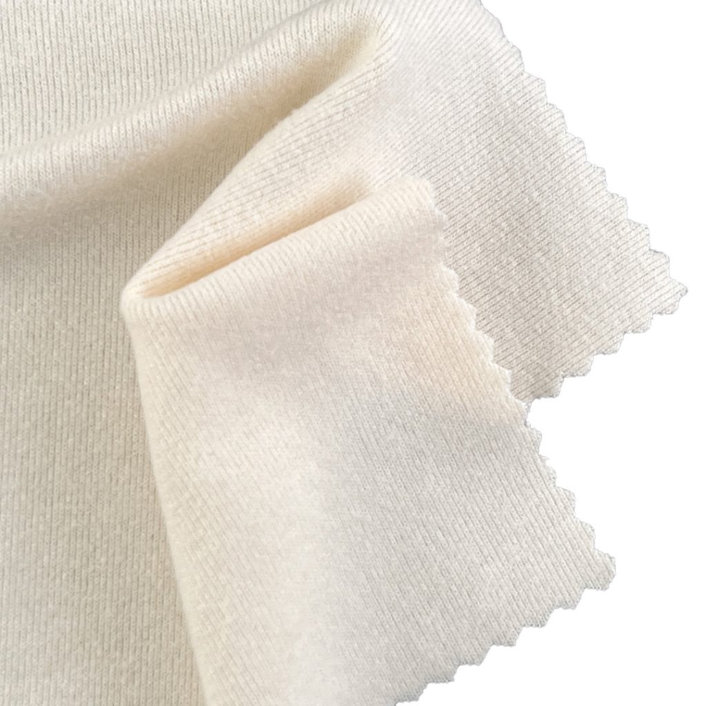 260gsm (9.2 oz) 67% Viscose 25% Polyester 8% Spandex Thermal Heat-Retaining Soft Hand Feel Fabric Cardigan Sleepwear 21023#