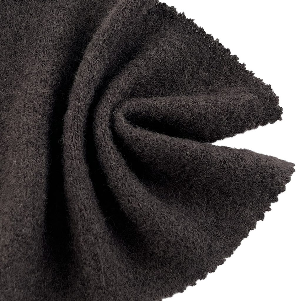 245gsm (8.6 oz) 75% Polyester 20% Viscose 5% Spandex Cashmere Soft Hand Feel Fabric Sleepwear Long Sleeve Shirt Sweater 21160