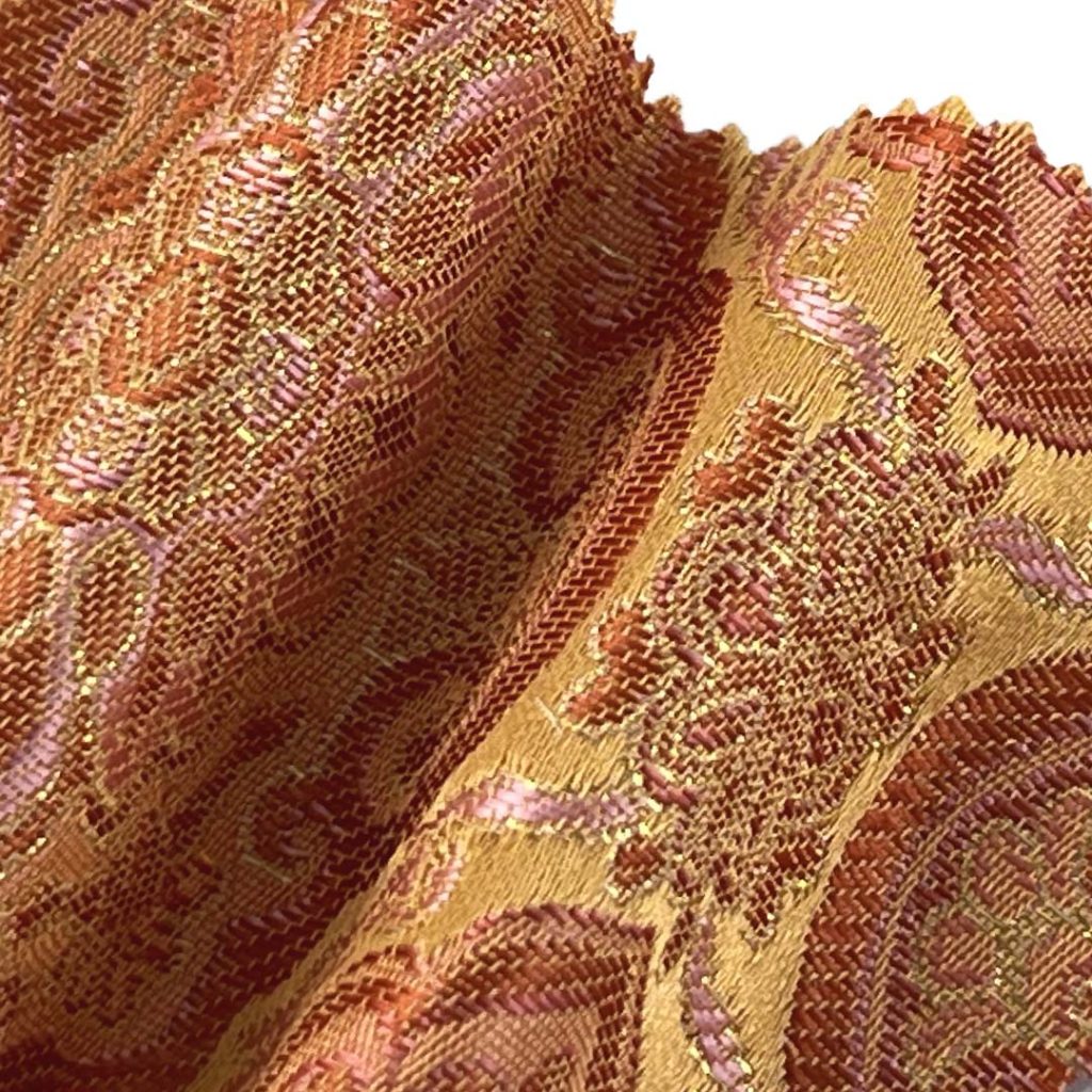 100% Polyester Brocade Ripstop Crisp Hand Feel Fabric Table Runner Curtain Wedding Dress 230#