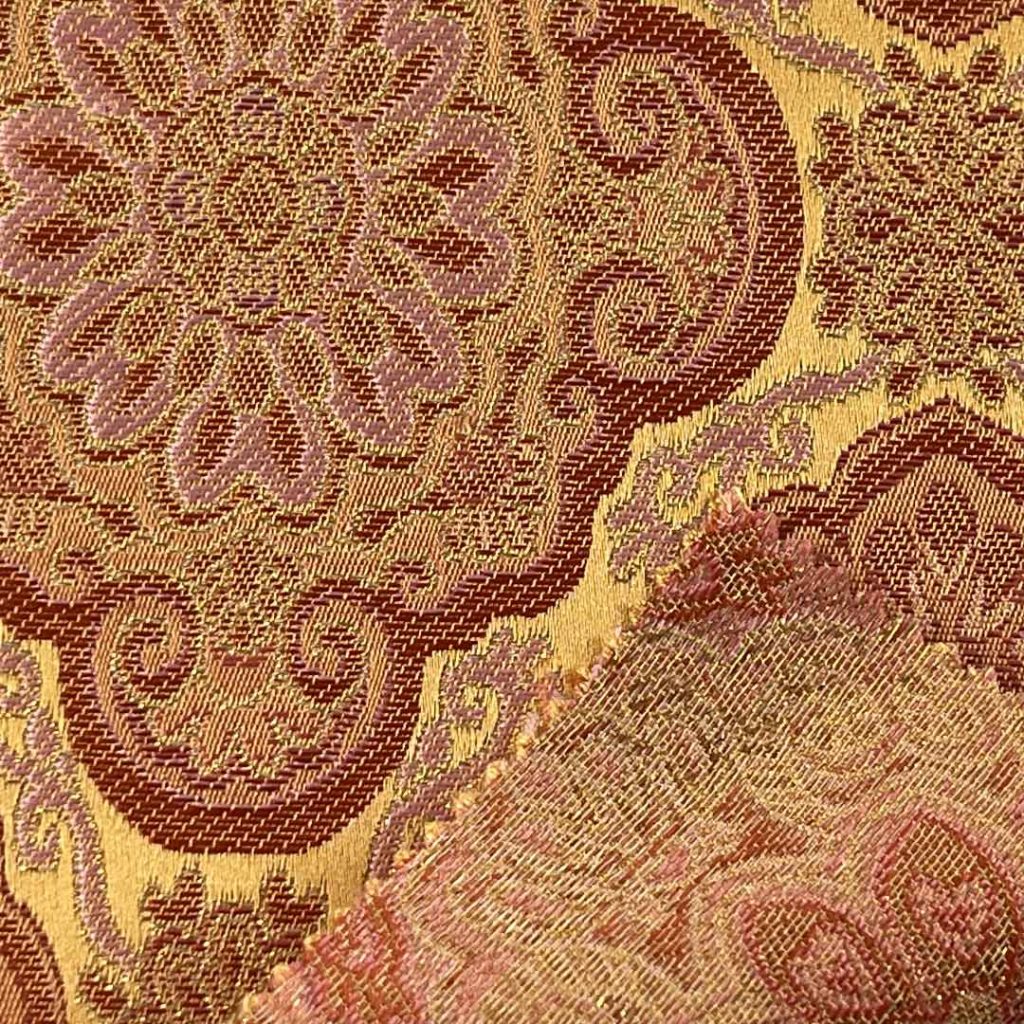 100% Polyester Brocade Ripstop Crisp Hand Feel Fabric Table Runner Curtain Wedding Dress 230#