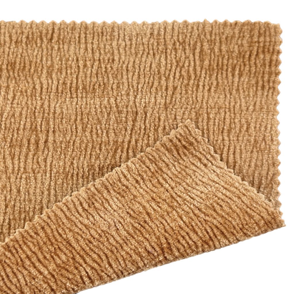 285gsm (10.1 oz) 98% Polyester 5% Spandex Chenille Soft Hand Feel Fabric Pants Sweatshirt 240780X1