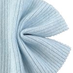 320gsm (11.3 oz) 82% Polyester 13% Viscose 5% Spandex Cable Jacquard Breathable Soft Hand Feel Fabric Cardigan Sweater 26741A