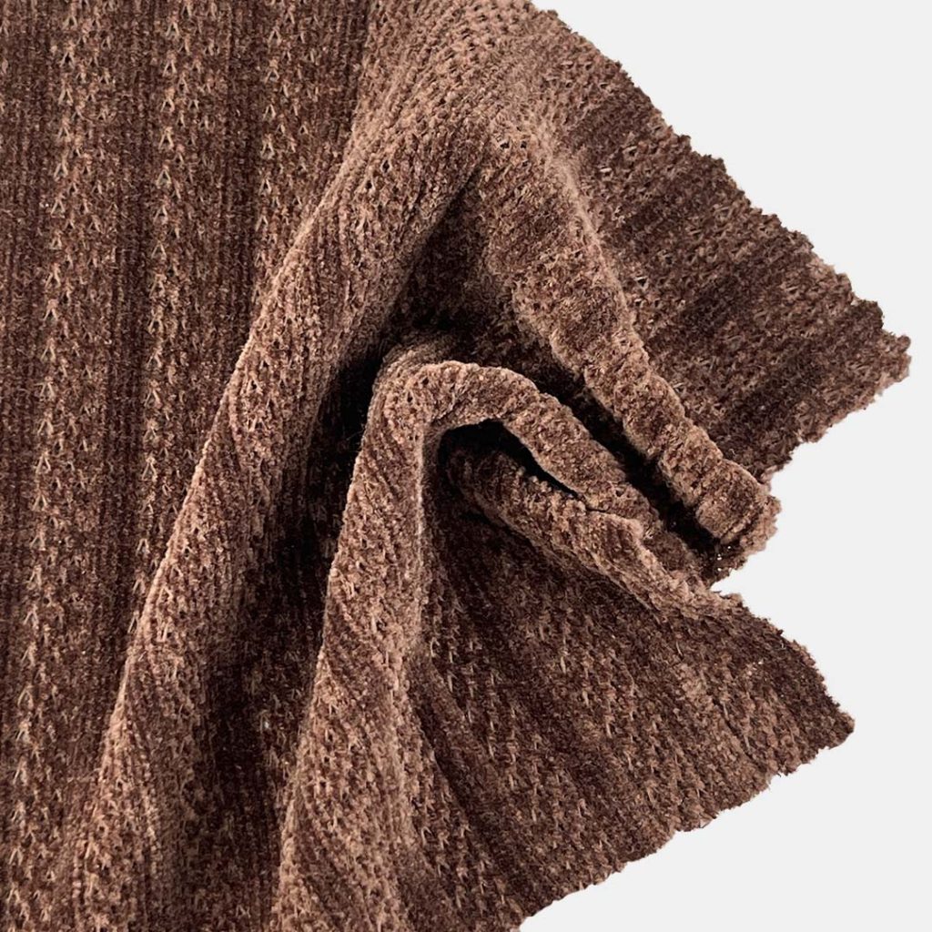 320gsm (11.3 oz) 95% Polyester 5% Spandex Chenille Soft Hand Feel Fabric Zip Up Hoodie Cardigan 3061#-320G