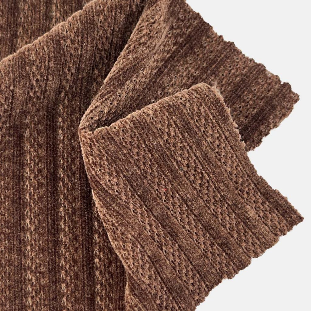 320gsm (11.3 oz) 95% Polyester 5% Spandex Chenille Soft Hand Feel Fabric Zip Up Hoodie Cardigan 3061#-320G