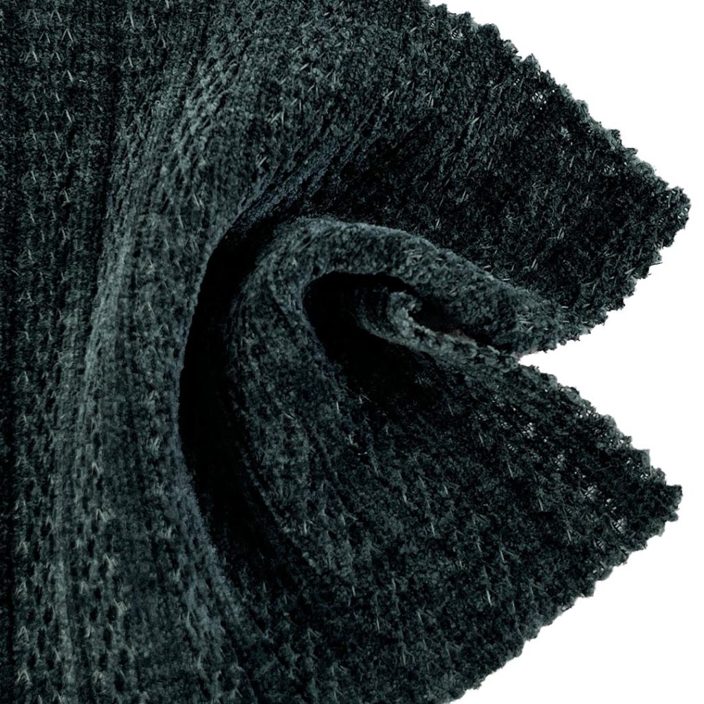 380gsm (13.4 oz) 95% Polyester 5% Spandex Chenille Soft Hand Feel Fabric Jacket Cardigan 3061#-380G