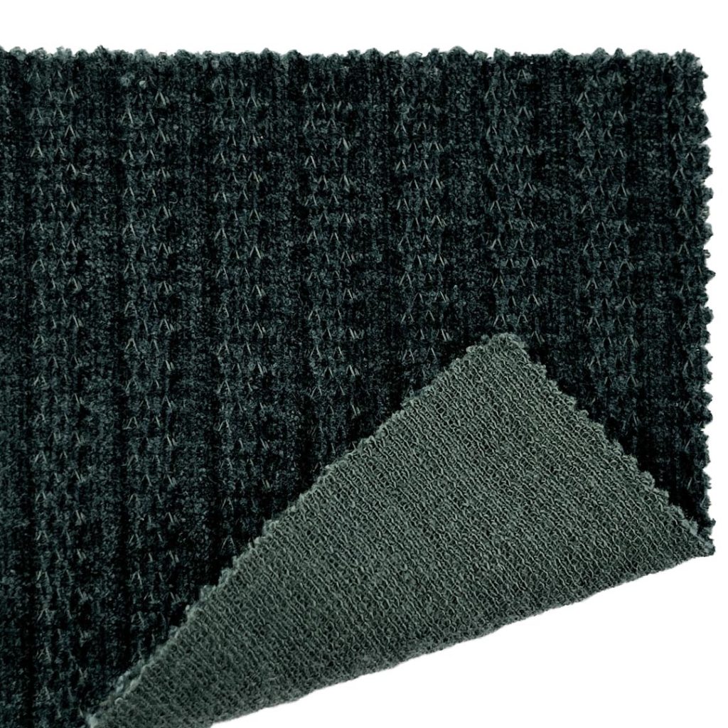 380gsm (13.4 oz) 95% Polyester 5% Spandex Chenille Soft Hand Feel Fabric Jacket Cardigan 3061#-380G