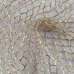 100% Polyester Netting Fabric Breathable Fabric Sportswear Interlining Bags 601#