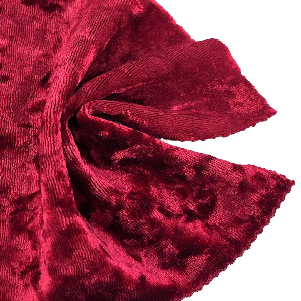 280gsm (9.9 oz) 95% Polyester 5% Spandex Crushed Velvet Plush Hand Feel Fabric Dress Costume 6055