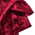 280gsm (9.9 oz) 95% Polyester 5% Spandex Crushed Velvet Plush Hand Feel Fabric Dress Costume 6055