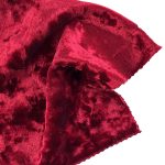 280gsm (9.9 oz) 95% Polyester 5% Spandex Crushed Velvet Plush Fabric Dress Skirt 6065
