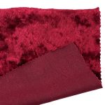 280gsm (9.9 oz) 95% Polyester 5% Spandex Crushed Velvet Plush Fabric Dress Skirt 6065
