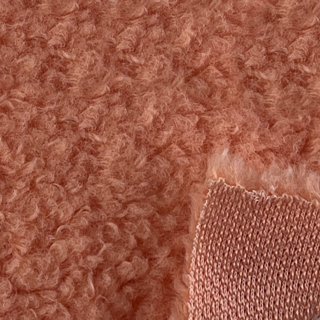 100% Polyester Sherpa Soft Hand Feel Fabric Jacket Hoodie 6154