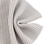 320gsm (11.3 oz) 95% Polyester 5% Spandex Cable Jacquard Breathable Soft Hand Feel Fabric Dress Shawl 6430-1#