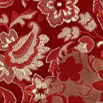 100% Polyester Brocade Ripstop Crisp Hand Feel Fabric Wedding Dress Evening Gown 67004