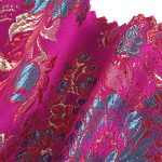 100% Polyester Brocade Ripstop Crisp Hand Feel Fabric Table Runner Bed Runner Curtain 67007