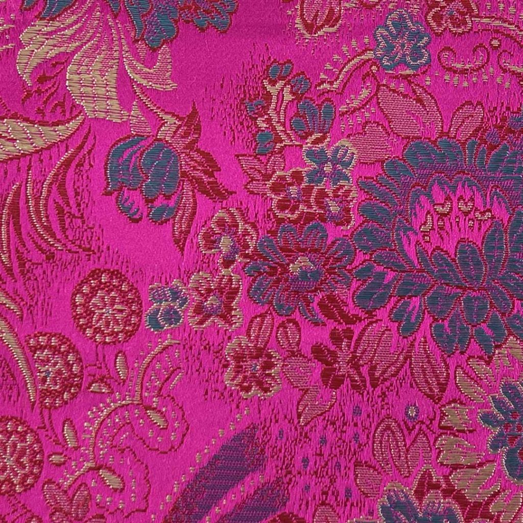 100% Polyester Brocade Ripstop Crisp Hand Feel Fabric Table Runner Bed Runner Curtain 67007