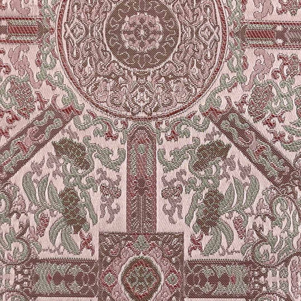 100% Polyester Brocade Ripstop Crisp Hand Feel Fabric Evening Gown Wedding Dress 67021