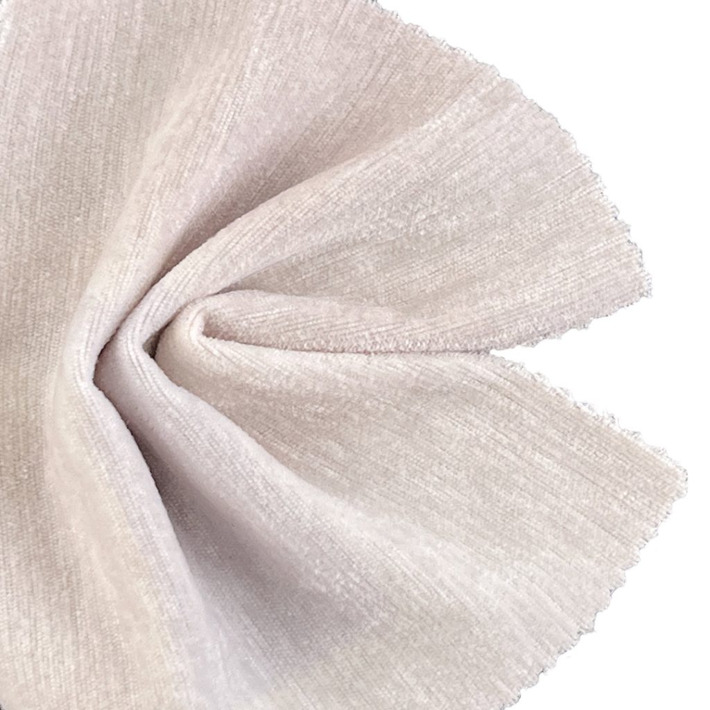 280gsm (9.9 oz) 95% Polyester 5% Spandex Chenille Soft Hand Feel Fabric Cardigan Pants 7003#