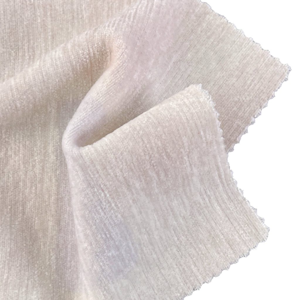 280gsm (9.9 oz) 95% Polyester 5% Spandex Chenille Soft Hand Feel Fabric Cardigan Pants 7003#
