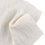 90gsm (3.2 oz) 12% Polyamide 88% Viscose Plisse Crinkled Textured Hand Feel Fabric Dress Skirt 805-2#