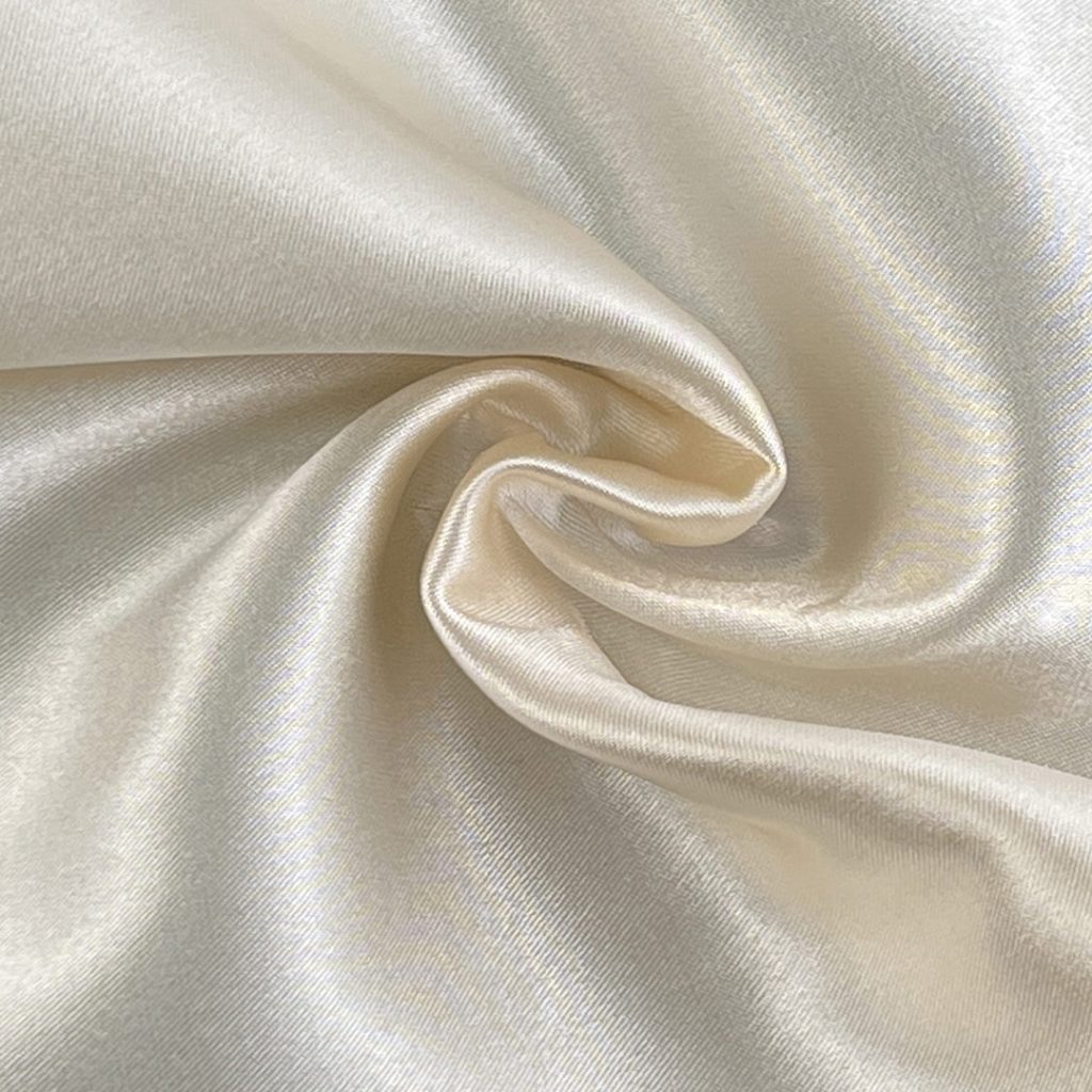 200gsm (7.1 oz) 92% Polyester 8% Spandex Satin Glossy Soft Hand Feel Fabric Evening Gown Costume Dress Blouse 8073#