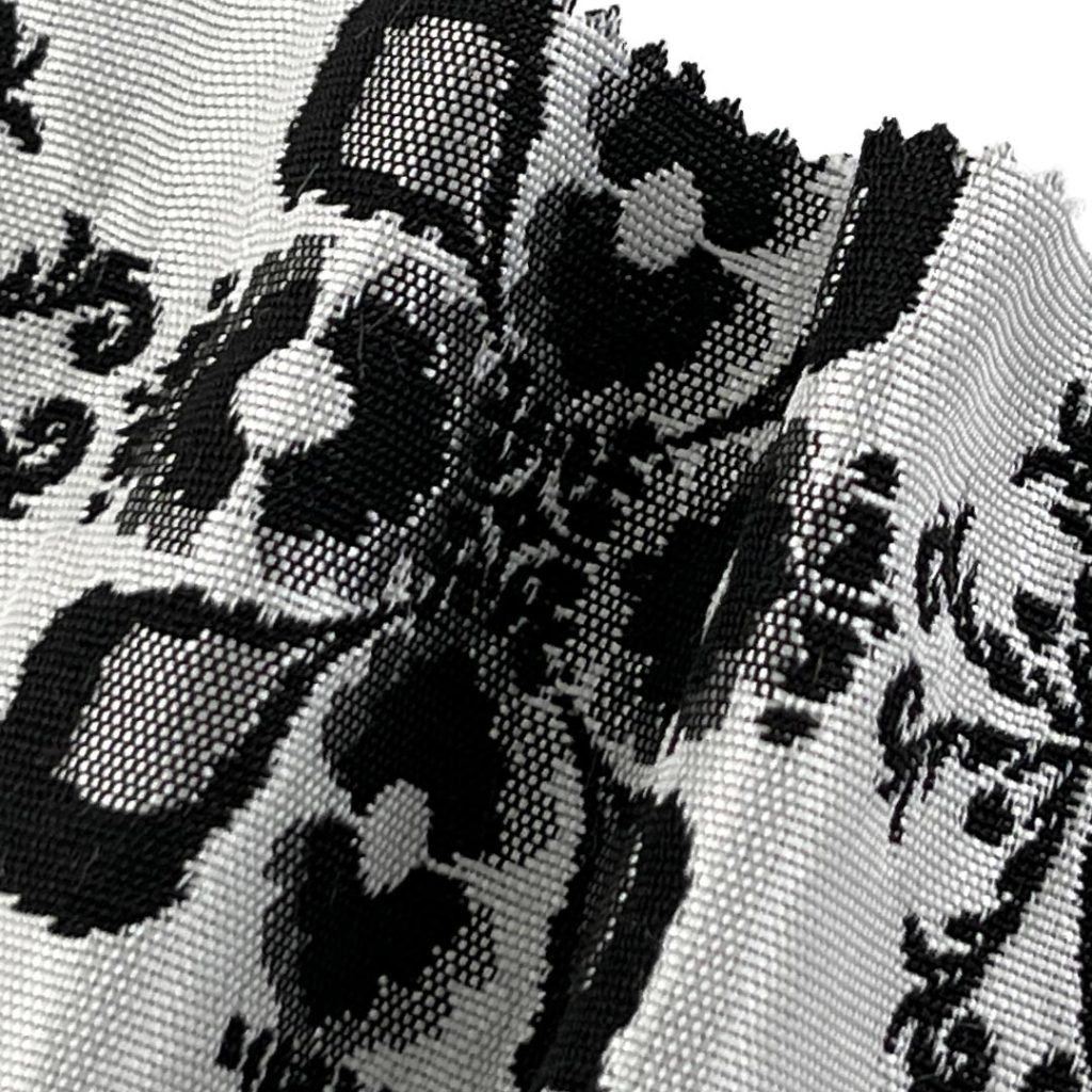 100% Polyester Brocade Ripstop Crisp Hand Feel Fabric Bed Runner Curtain Table Runner A193