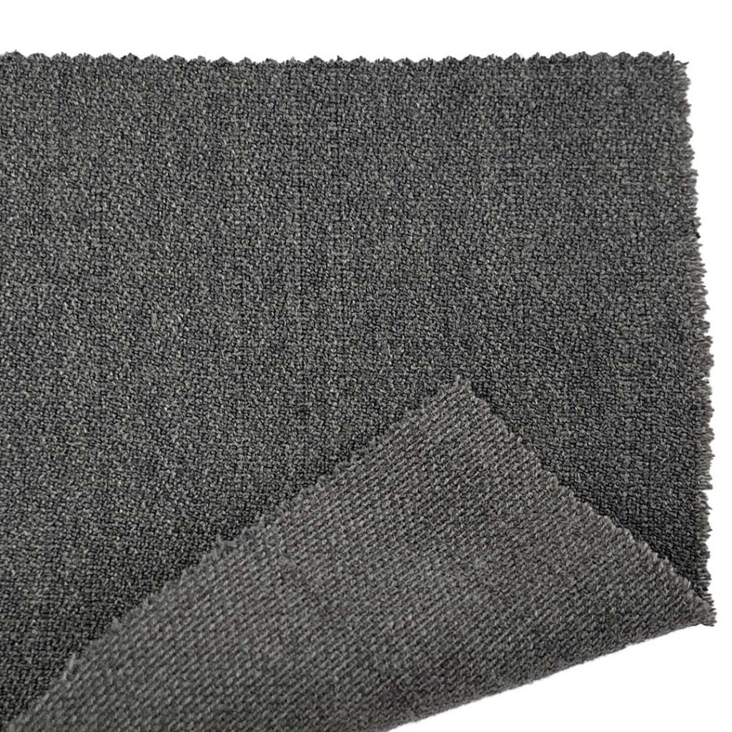 130gsm (4.6 oz) 50% Polyester 10% Wool 12% Acrylic 5% Lyocell 2% Acetate 20% Viscose 1% Spandex Heather Soft Hand Feel Fabric Suit Coat Blazer A2119