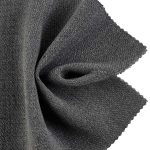 130gsm (4.6 oz) 50% Polyester 10% Wool 12% Acrylic 5% Lyocell 2% Acetate 20% Viscose 1% Spandex Heather Soft Hand Feel Fabric Suit Coat Blazer A2119