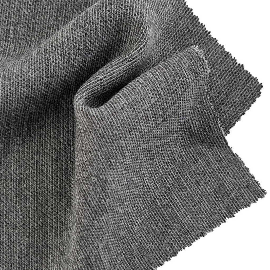 300gsm (10.6 oz) 93% Polyester 5% Viscose 2% Spandex Heather Soft Hand Feel Fabric Blazer Suit Coat A2176