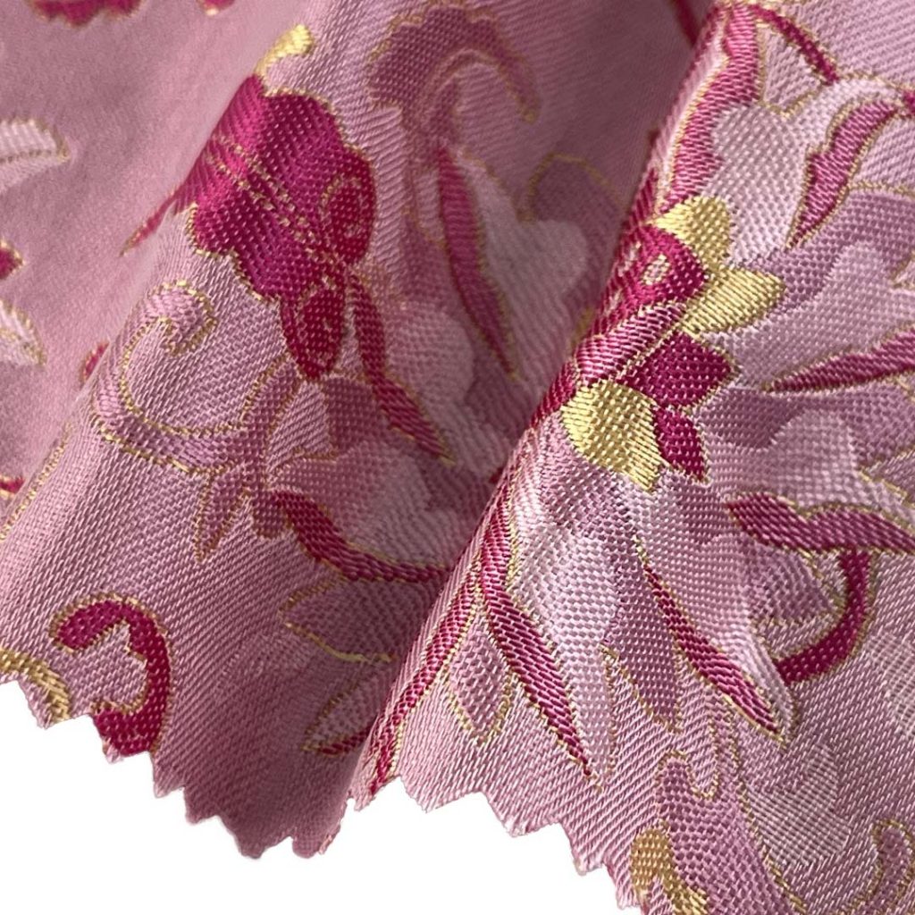 100% Polyester Brocade Ripstop Crisp Hand Feel Fabric Curtain Bed Runner A414