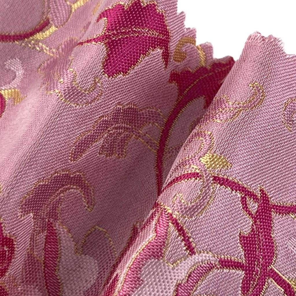 100% Polyester Brocade Ripstop Crisp Hand Feel Fabric Curtain Bed Runner A414