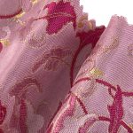 100% Polyester Brocade Ripstop Crisp Hand Feel Fabric Curtain Bed Runner A414