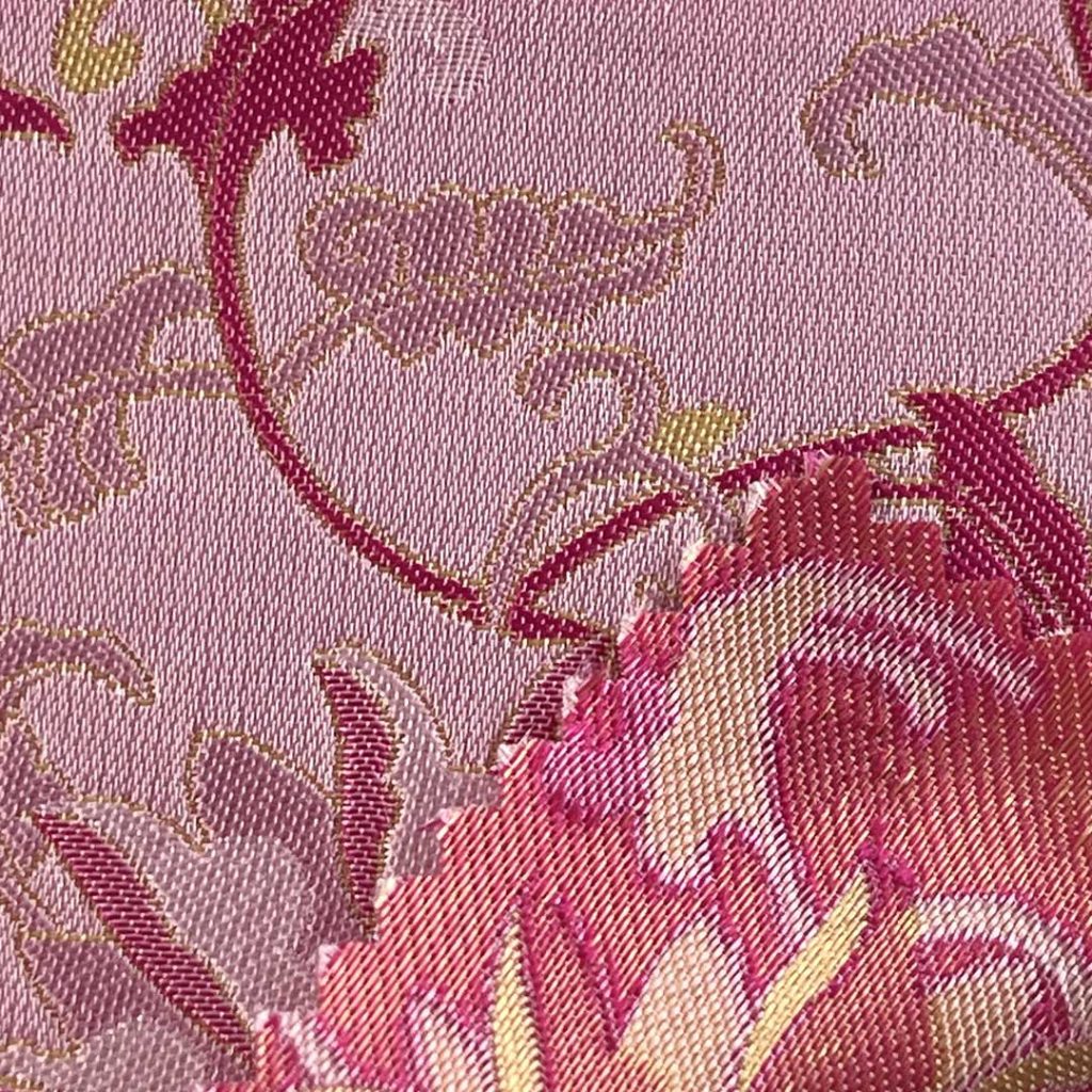 100% Polyester Brocade Ripstop Crisp Hand Feel Fabric Curtain Bed Runner A414