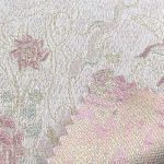 100% Polyester Brocade Ripstop Crisp Hand Feel Fabric Bed Runner Bridal Dress A618