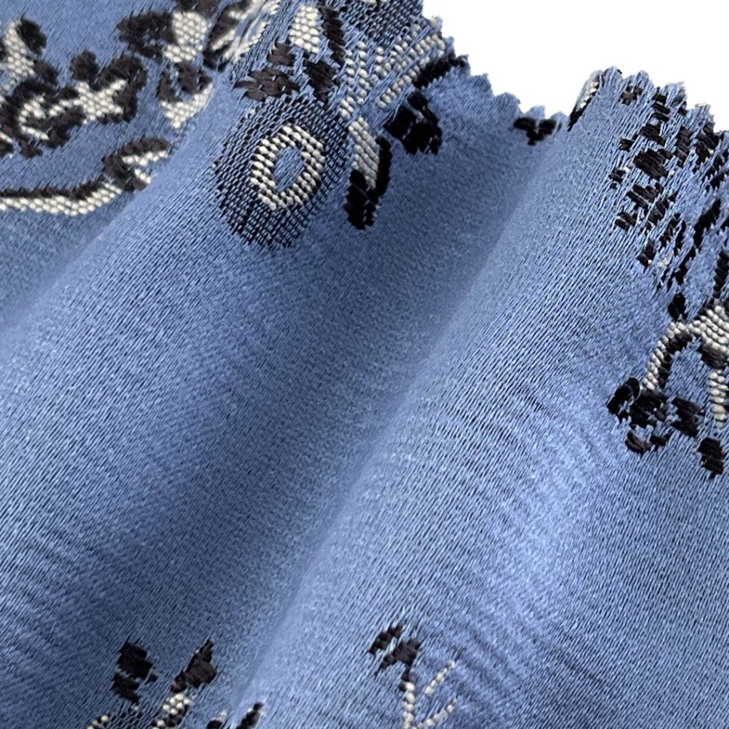 40% Cotton 60% Polyester Brocade Ripstop Crisp Hand Feel Fabric Bridal Dress Curtain A619