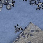 40% Cotton 60% Polyester Brocade Ripstop Crisp Hand Feel Fabric Bridal Dress Curtain A619