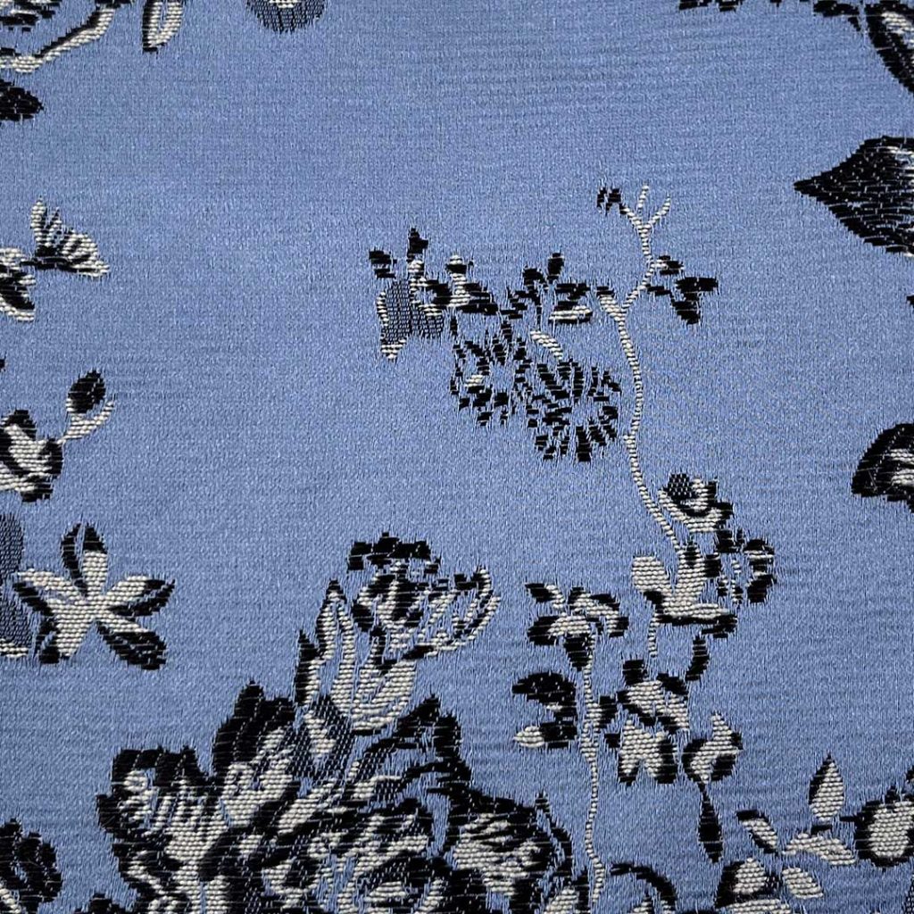 40% Cotton 60% Polyester Brocade Ripstop Crisp Hand Feel Fabric Bridal Dress Curtain A619