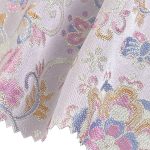 100% Polyester Brocade Ripstop Crisp Hand Feel Fabric Evening Dress Table Runner A684