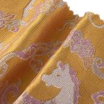 100% Polyester Brocade Ripstop Crisp Hand Feel Fabric Evening Dress Curtain A745