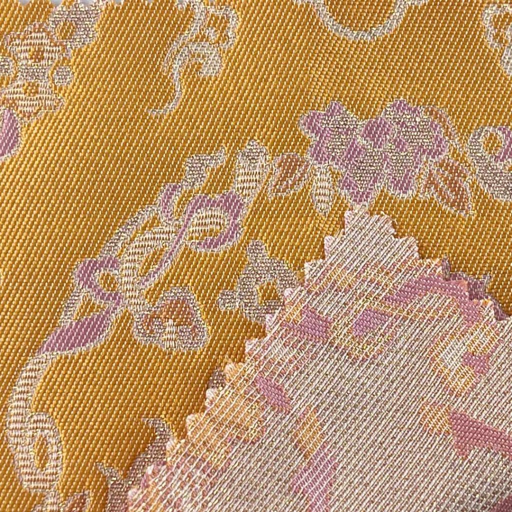 100% Polyester Brocade Ripstop Crisp Hand Feel Fabric Evening Dress Curtain A745