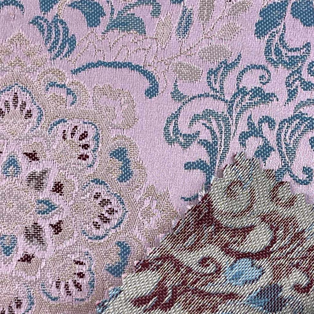 100% Polyester Brocade Ripstop Crisp Hand Feel Fabric Evening Dress Table Runner A748