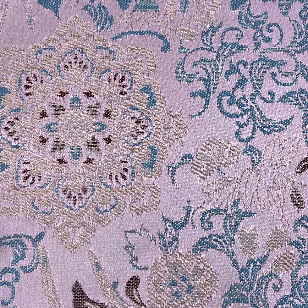 100% Polyester Brocade Ripstop Crisp Hand Feel Fabric Evening Dress Table Runner A748