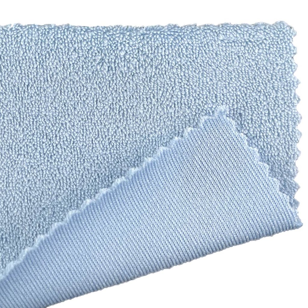 300gsm (10.6 oz) 80% Cotton 20% Polyester Towel Soft Hand Feel Fabric Hoodie Sweater A9031