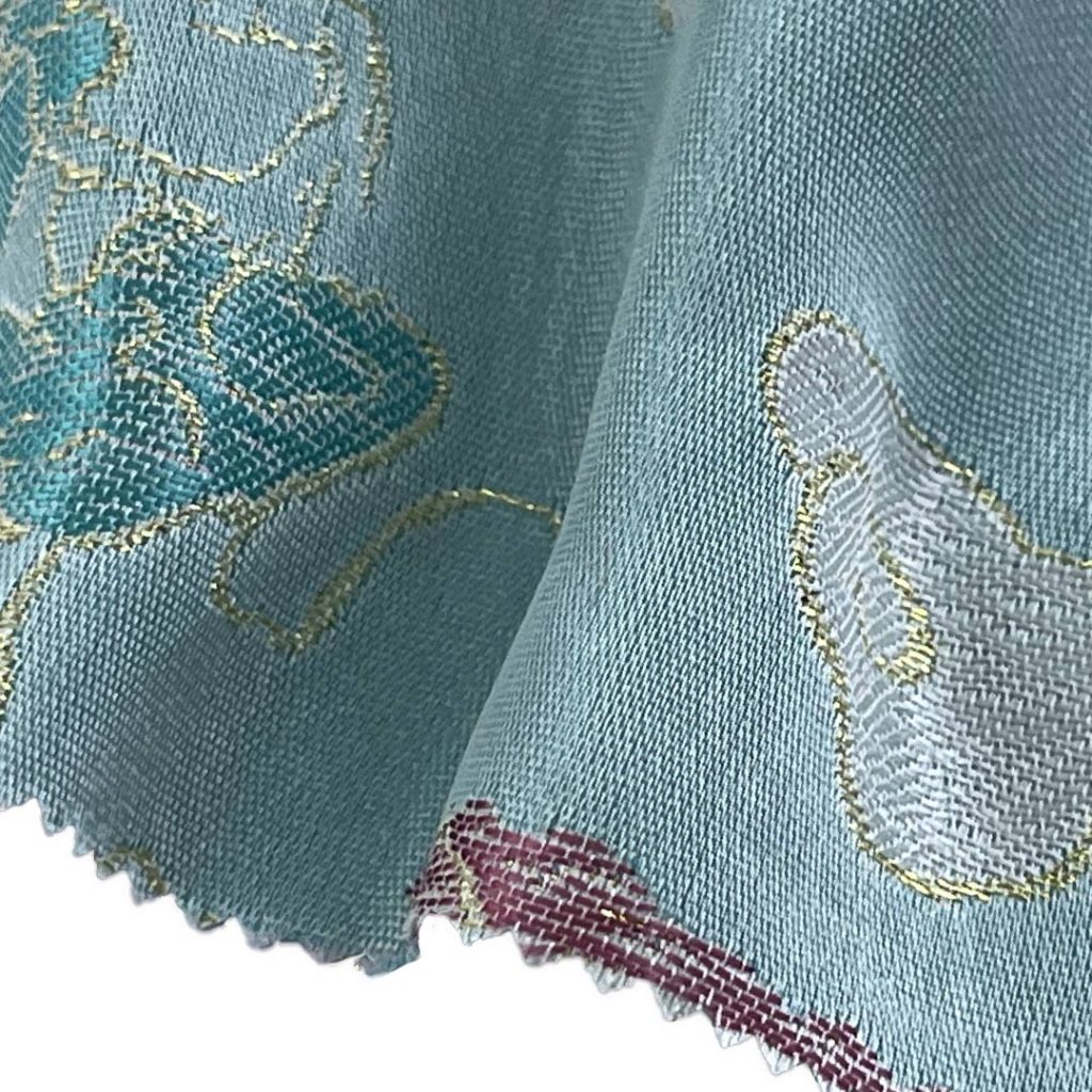 100% Polyester Brocade Ripstop Crisp Hand Feel Fabric Bed Runner Curtain Evening Gown AC30296#