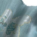 100% Polyester Brocade Ripstop Crisp Hand Feel Fabric Bed Runner Curtain Evening Gown AC30296#