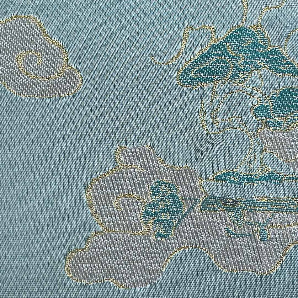 100% Polyester Brocade Ripstop Crisp Hand Feel Fabric Bed Runner Curtain Evening Gown AC30296#