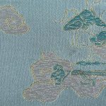 100% Polyester Brocade Ripstop Crisp Hand Feel Fabric Bed Runner Curtain Evening Gown AC30296#