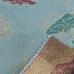 100% Polyester Brocade Ripstop Crisp Hand Feel Fabric Bed Runner Curtain Evening Gown AC30296#