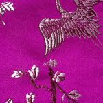 100% Polyester Brocade Ripstop Crisp Hand Feel Fabric Bed Runner Curtain C002