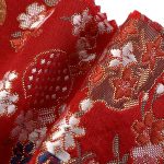 100% Polyester Brocade Ripstop Crisp Hand Feel Fabric Bed Runner Evening Gown Wedding Dress C3275-1